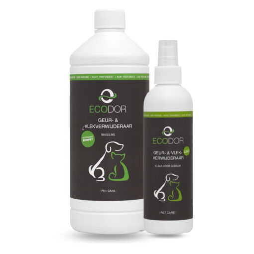 Ecodor, Removente de Odores e Manchas: 0,25 litros + recarga de 1 litro